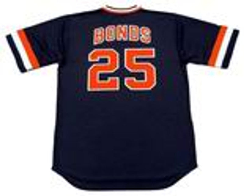 San Francisco Giants Barry Bonds 1980s Cooperstown MLB jersey front view