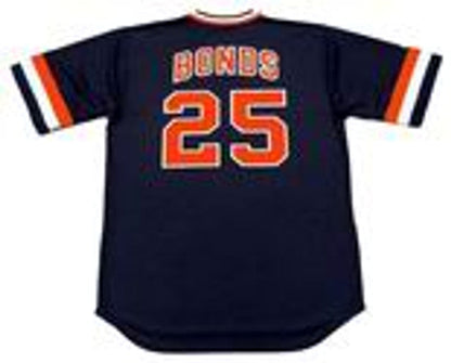 San Francisco Giants Barry Bonds 1980s Cooperstown MLB jersey front view