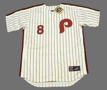 Philadelphia Phillies Bob Boone Cooperstown MLB jersey front view