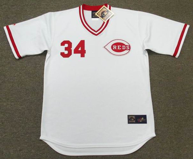 Cincinnati Reds Pedro Borbon Cooperstown MLB jersey front view