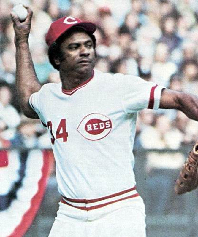 Cincinnati Reds Pedro Borbon Cooperstown MLB jersey front view