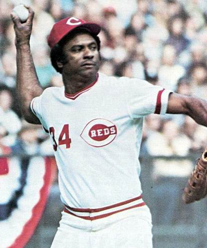 Cincinnati Reds Pedro Borbon Cooperstown MLB jersey front view