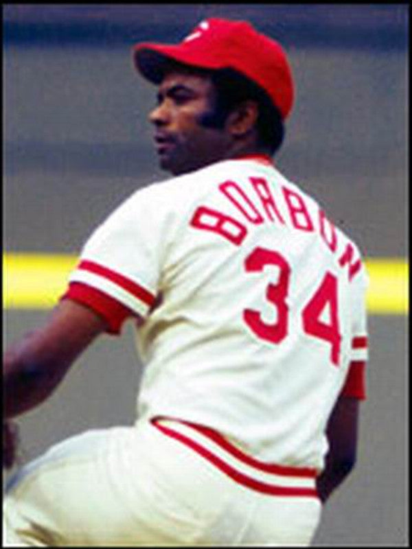 Cincinnati Reds Pedro Borbon Cooperstown MLB jersey front view