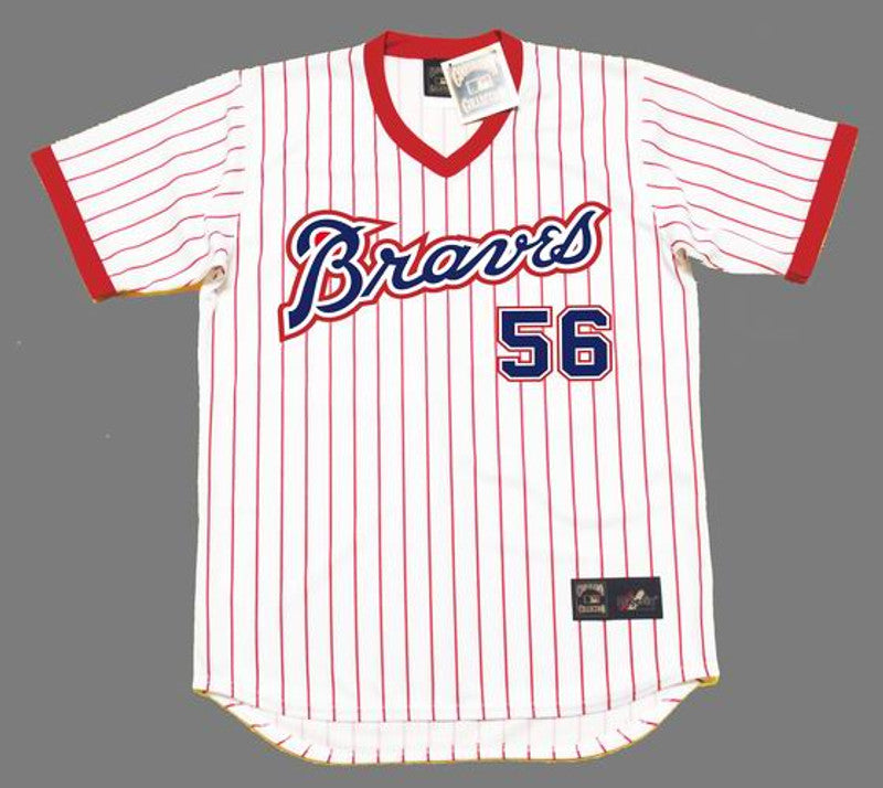 Atlanta Braves Jim Bouton Cooperstown MLB jersey front view