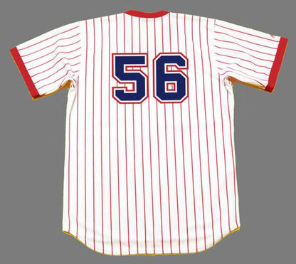 Atlanta Braves Jim Bouton Cooperstown MLB jersey front view