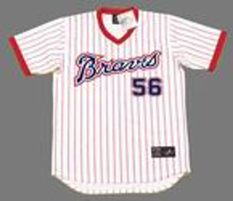 Atlanta Braves Jim Bouton Cooperstown MLB jersey front view
