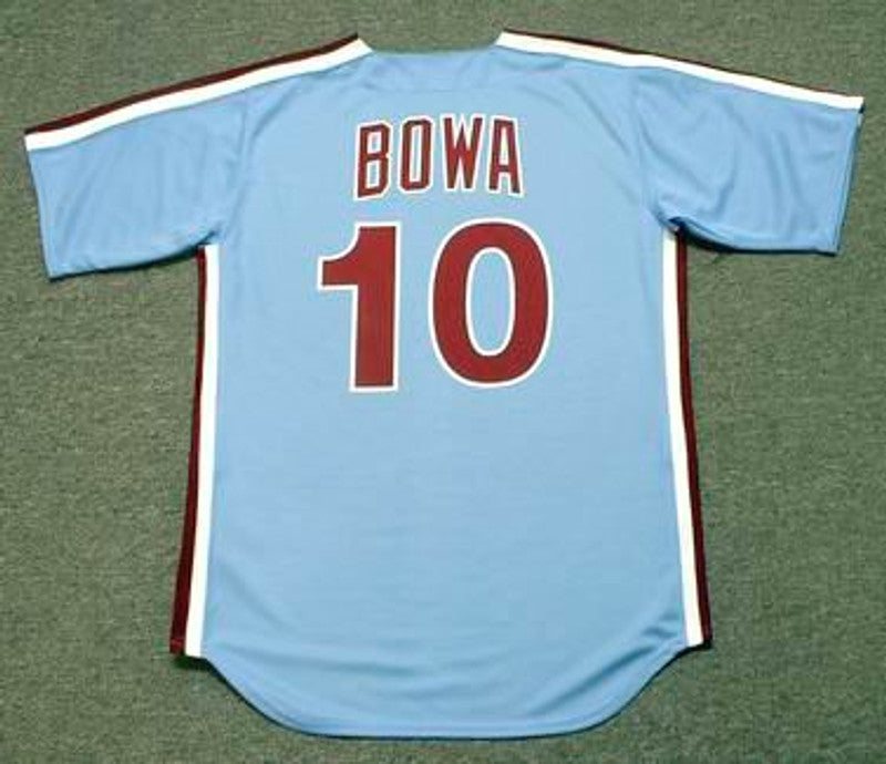 Philadelphia Phillies Larry Bowa Cooperstown MLB jersey front view