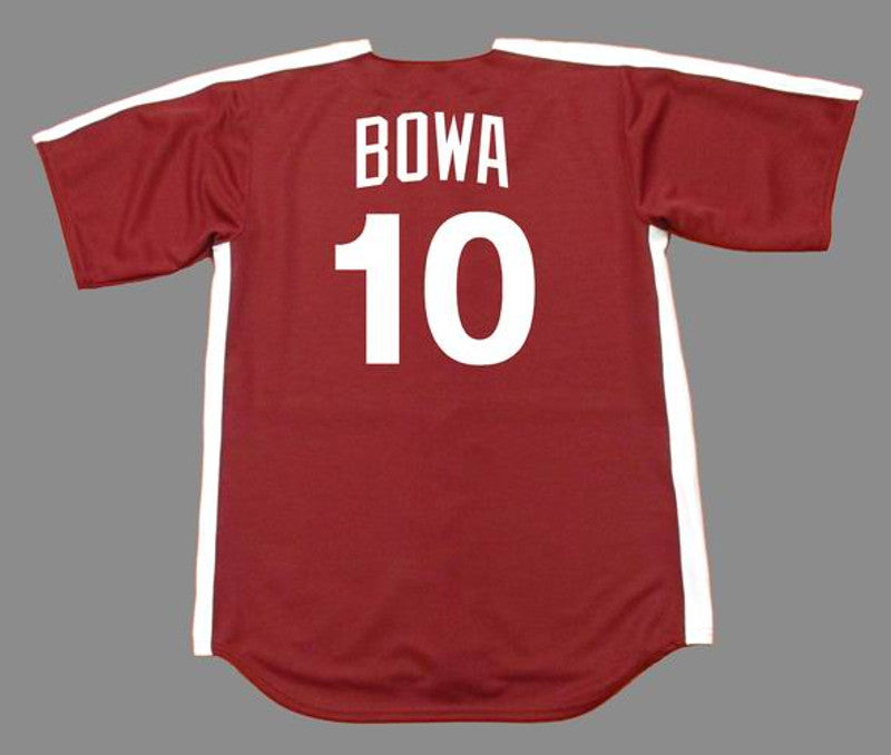 Philadelphia Phillies Larry Bowa Cooperstown MLB jersey front view