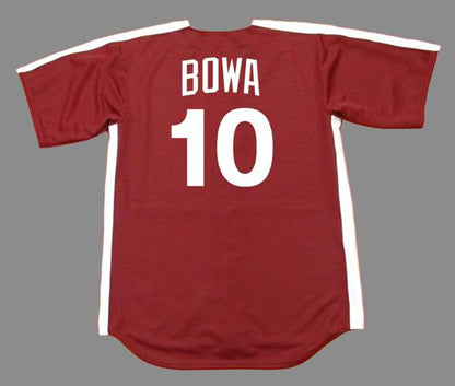Philadelphia Phillies Larry Bowa Cooperstown MLB jersey front view
