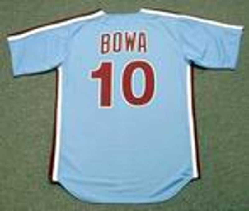 Philadelphia Phillies Larry Bowa Cooperstown MLB jersey front view