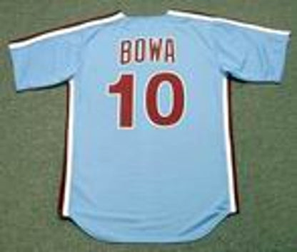 Philadelphia Phillies Larry Bowa Cooperstown MLB jersey front view