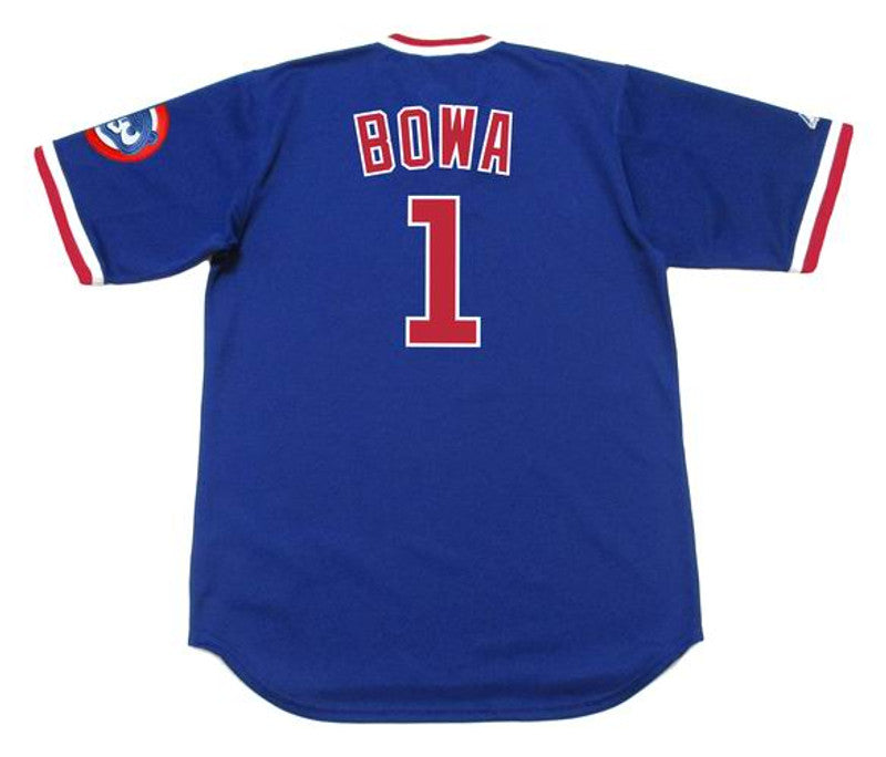 Chicago Cubs Larry Bowa Cooperstown MLB jersey front view