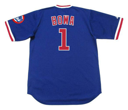 Chicago Cubs Larry Bowa Cooperstown MLB jersey front view