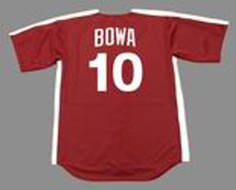 Philadelphia Phillies Larry Bowa Cooperstown MLB jersey front view
