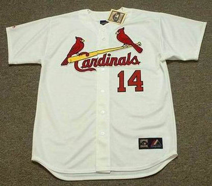 Ken Boyer St Louis Cardinals 1964 Cooperstown Throwback Home Baseball Stitched Jersey jersey front view