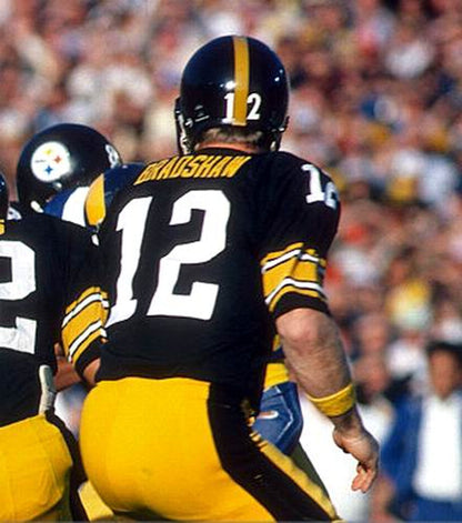 Pittsburgh Steelers Terry Bradshaw NFL jersey front view