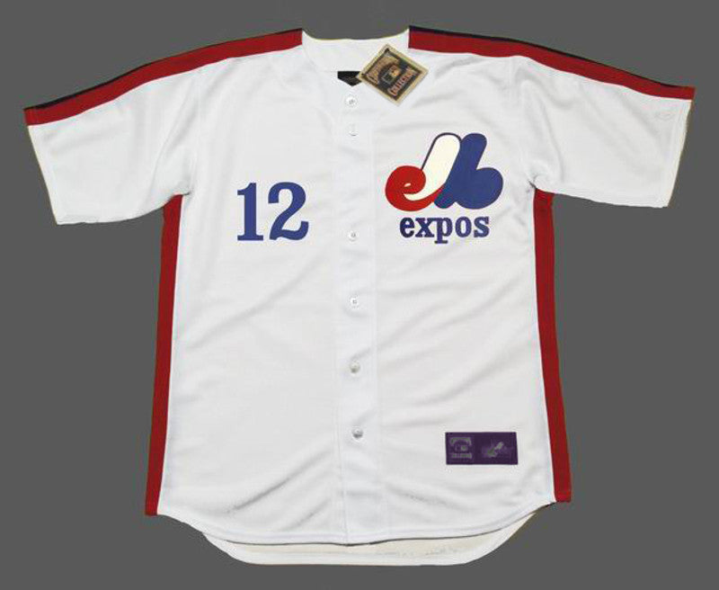 Montreal Expos Tom Brady 1990s MLB jersey front view