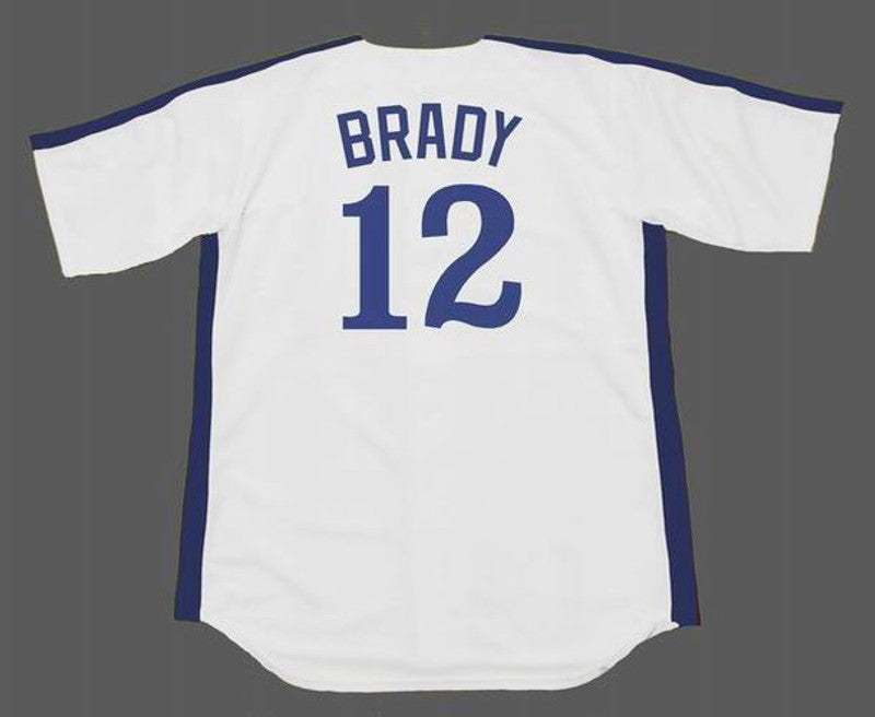 Montreal Expos Tom Brady 1990s MLB jersey front view