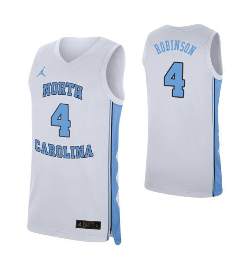 On Robinson North Carolina Tar Heels White College Basketball Jersey stitched basketball jersey for game day fanwear