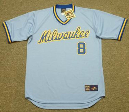 Milwaukee Brewers Ryan Braun 1980s MLB jersey front view