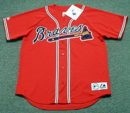 Atlanta Braves John Smoltz MLB jersey front view
