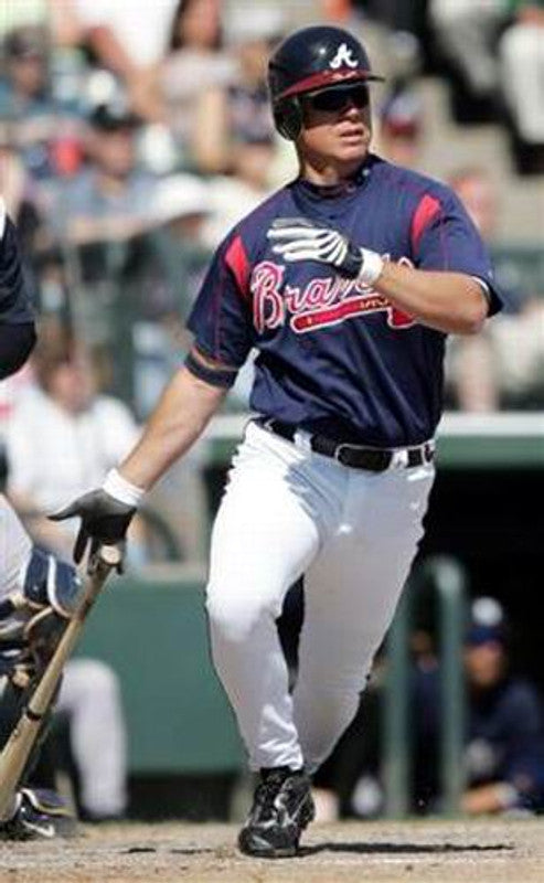 Atlanta Braves Name Number MLB jersey front view