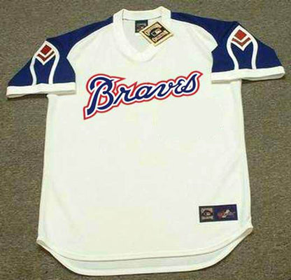 Atlanta Braves 1970s Cooperstown MLB jersey front view