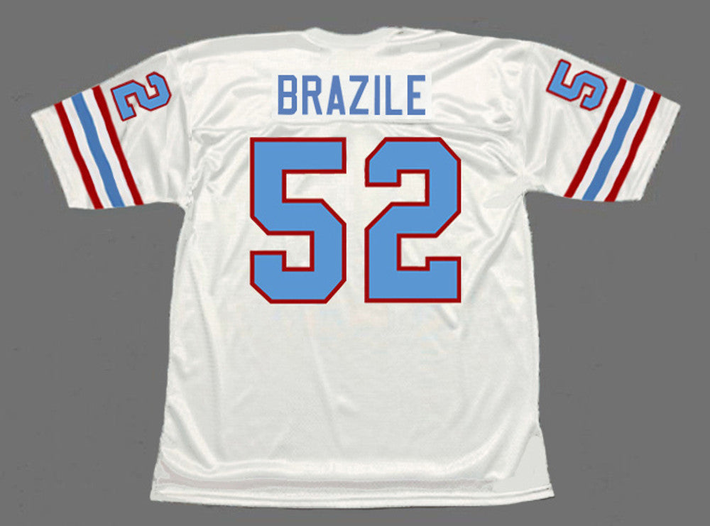 Houston Oilers Robert Brazile NFL jersey front view