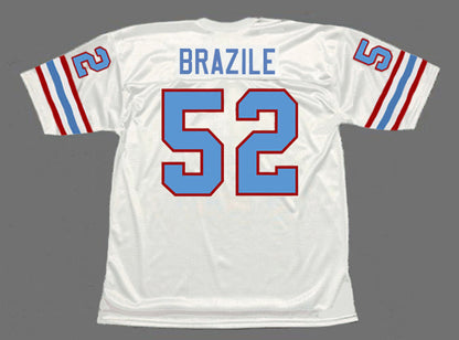 Houston Oilers Robert Brazile NFL jersey front view