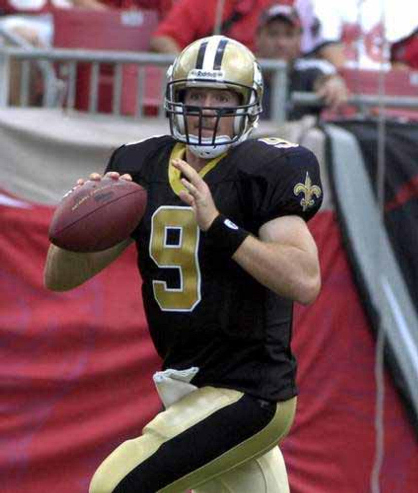 New Orleans Saints Drew Brees NFL jersey front view