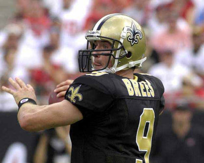 New Orleans Saints Drew Brees NFL jersey front view
