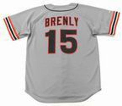 BB SFG 1987 Cooperstown Away Baseball Stitched Jersey, Vintage Baseball Jersey, Retro Sewn Jersey