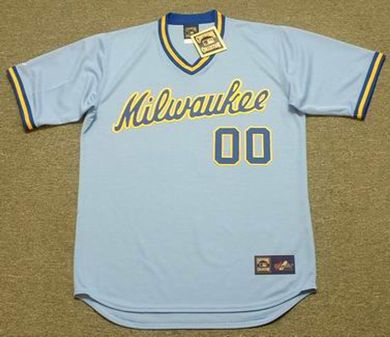 RSJ MB 1980s Cooperstown Throwback Away Custom Name Number Stitched Jersey, Vintage Baseball Jersey,