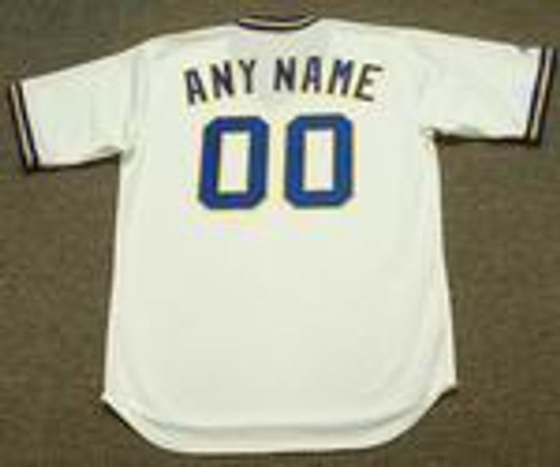 Milwaukee Brewers 1970s Cooperstown Name Number MLB jersey front view