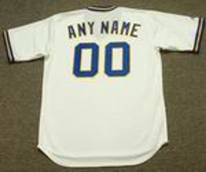 Milwaukee Brewers 1970s Cooperstown Name Number MLB jersey front view