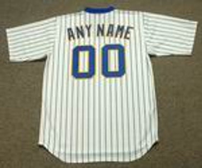 RSJ MB 1980s Cooperstown Throwback Home Custom Name Number Stitched Jersey, Vintage Baseball Jersey,