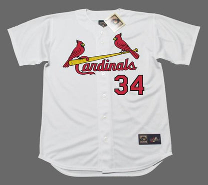 Nelson Briles St Louis Cardinals 1967 Cooperstown Home Baseball Stitched Jersey jersey front view