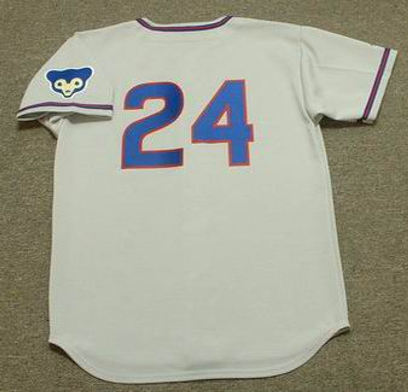 Chicago Cubs Lou Brock Cooperstown MLB jersey front view