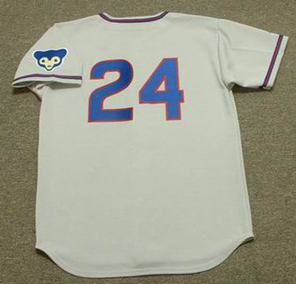 Chicago Cubs Lou Brock Cooperstown MLB jersey front view