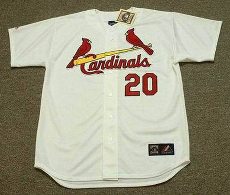 Lou Brock St Louis Cardinals 1967 Cooperstown Throwback Home Baseball Stitched Jersey jersey front view