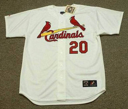 Lou Brock St Louis Cardinals 1967 Cooperstown Throwback Home Baseball Stitched Jersey jersey front view