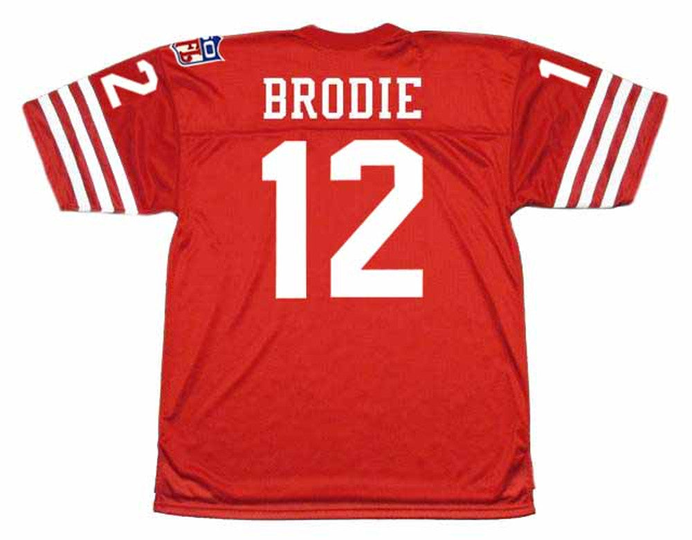 San Francisco 49ers John Brodie NFL jersey front view