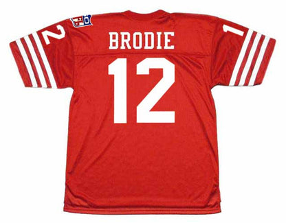 San Francisco 49ers John Brodie NFL jersey front view