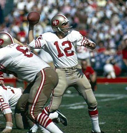 San Francisco 49ers John Brodie NFL jersey front view