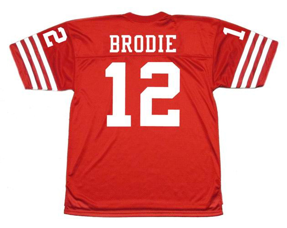 San Francisco 49ers John Brodie NFL jersey front view