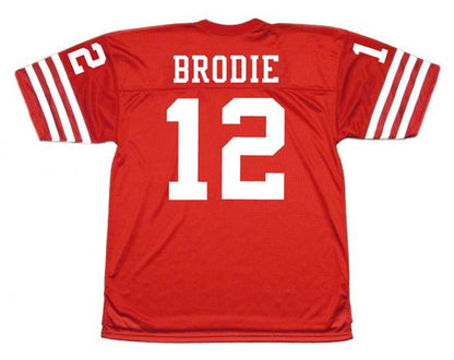 San Francisco 49ers John Brodie NFL jersey front view