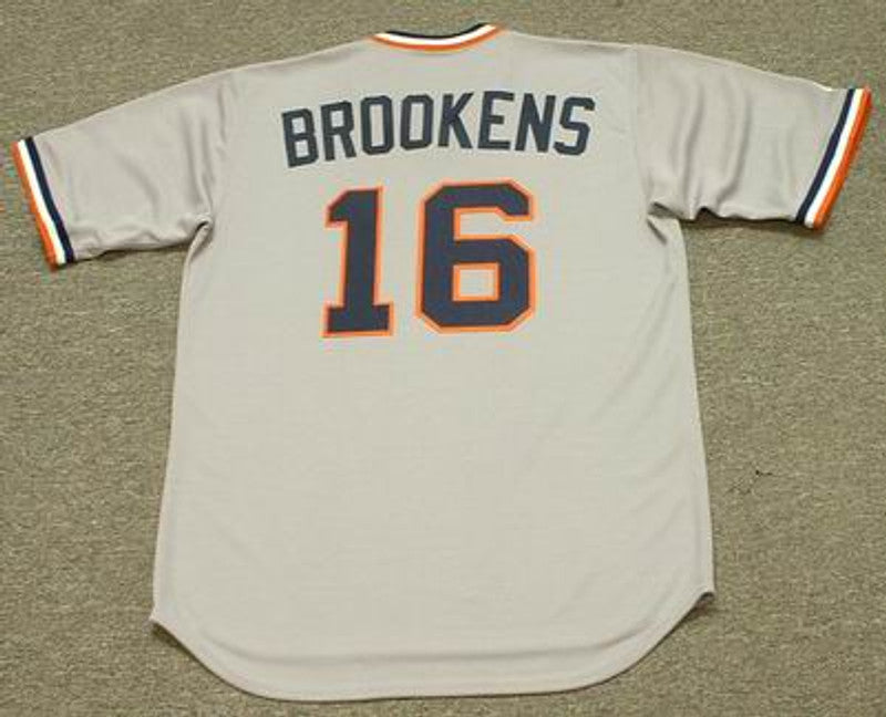 Detroit Tigers Tom Brookens Cooperstown MLB jersey front view