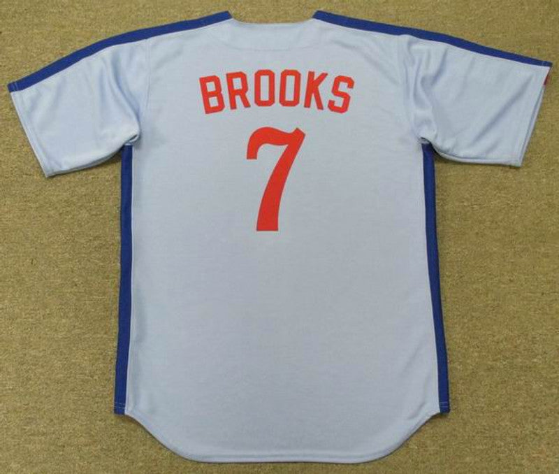 Montreal Expos Hubie Brooks Cooperstown MLB jersey front view