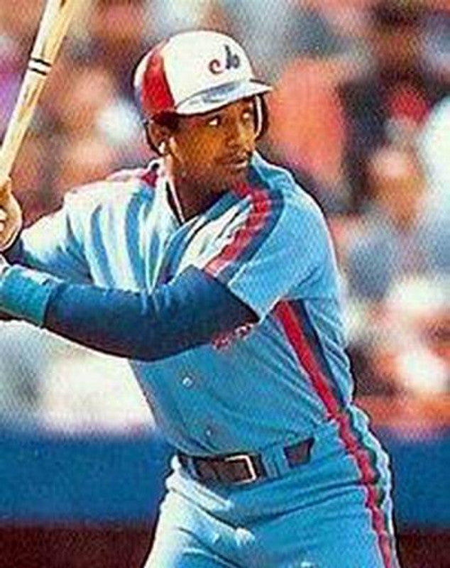 Montreal Expos Hubie Brooks Cooperstown MLB jersey front view