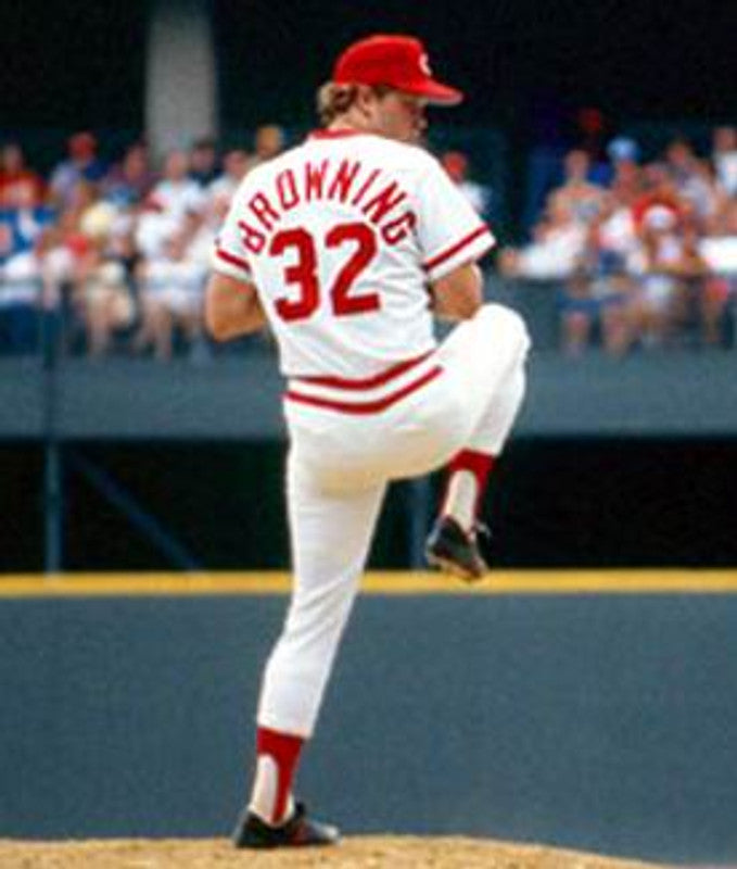 Cincinnati Reds Tom Browning Cooperstown MLB jersey front view